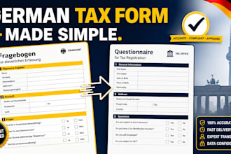 complete your fragebogen for german business setup