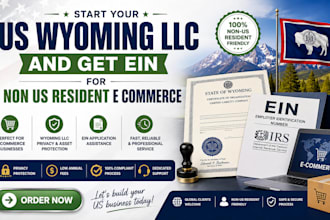 register USA wyoming llc and get ein for non US resident