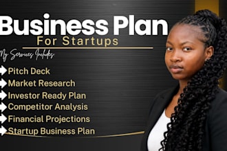 write an investor ready business plan and financial plan