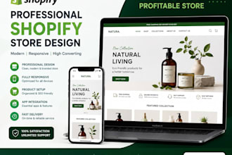design a professional shopify store for your business