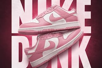 design professional shoe and footwear posters