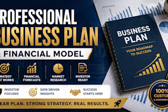 write a professional business plan and financial model for startups
