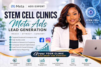 generate patient leads for stem cell clinics using meta ads