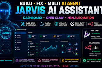 build fix multi ai agent jarvis ai assistant dashboard open claw n8n automation