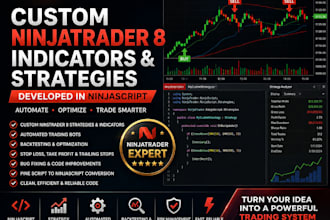 develop custom ninjatrader 8 indicators and strategies in ninjascript