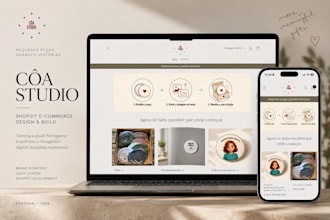 design and build a branded shopify store
