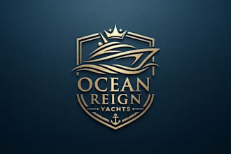 design a luxurious and memorable yacht logo