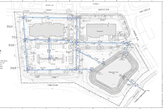 create stormwater drainage plans, drainage design and civil cad drawings