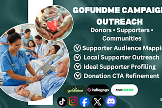 promote your charity crowdfunding campaign to targeted donors and supporters