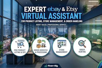 be your expert ebay and etsy virtual assistant