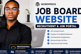 design job board, job listing and recruitment website