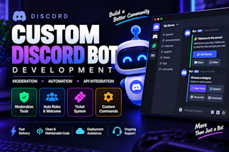 develop a custom discord bot for your server