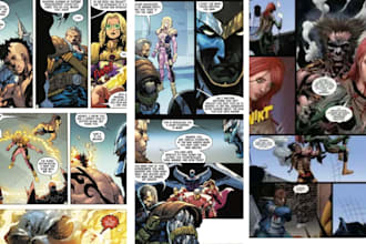 do comic storyboard comic book page comic book cover art horror comic lettering