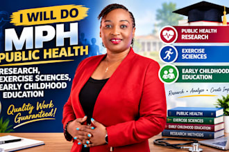 do mph public health, research, exercise sciences, early childhood education