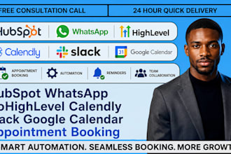 hubspot whatsapp gohighlevel calendly slack google calendly appointment booking