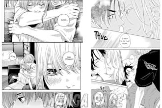 draw doujin manga comic anime character manga page storyboard webtoon artwork