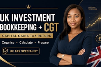 do UK investment bookkeeping and capital gains tax return
