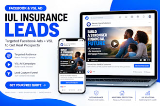 exclusive iul insurance leads mortgage protection leads with facebook vsl ads