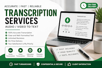 transcribe audio and video into text