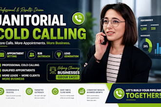 janitorial cold calling, cold calling, janitorial cleaning services, cold caller