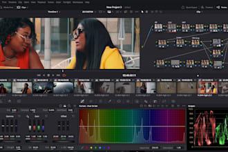 professional video color grading and color correction
