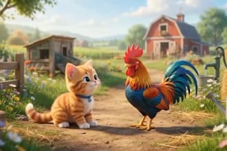 create funny ai cat videos, creative animal fusion pet videos and reels