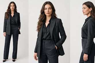 create realistic ai model for clothing brand fashion ai photography and jewelry