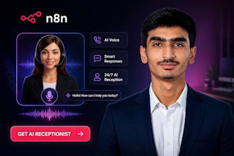 develop n8n ai receptionist n8n voice agent ai phone assistant