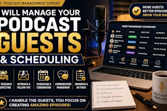 manage your podcast guests and scheduling