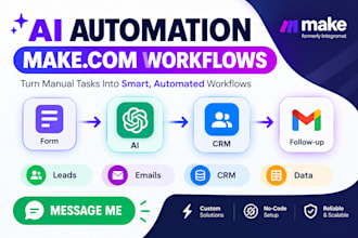 build ai automation for your business with make com