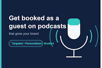 get you booked as a guest on podcasts