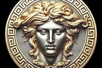 create custom 3d medallion and bas relief models for 3d printing