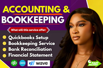 do US accounting and bookkeeping using quickbooks and xero for US and canada