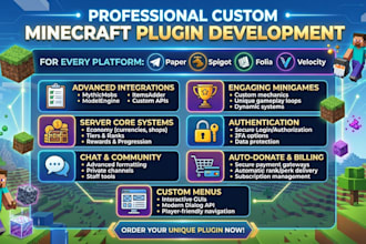 develop a custom minecraft plugin