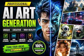 generate professional ai art and creative custom images
