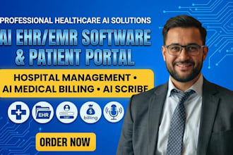 build ehr software patient portal ai medical billing scribe crm fhir integration