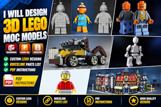 3d lego model lego house minifigure lego toy technic instruction for 3d printing