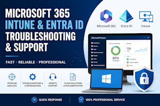 troubleshoot microsoft 365, intune and entra id issues