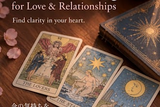 iwill give you a thoughtful love tarot reading from japan