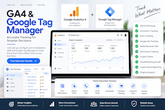 set up ga4 google tag manager conversion and event tracking