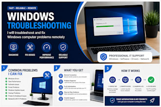 troubleshoot and fix windows computer problems remotely