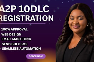 setup a2p 10dlc registration, tcr campaign setup and  fix sms campaign rejection