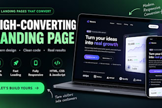 build a high converting saas landing page