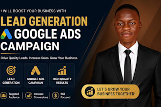 setup google ads campaign for small business lead generation and sales