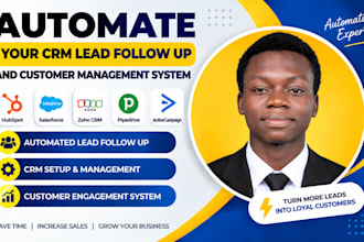 automate your CRM lead follow up and customer management