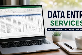 do accurate data entry, copy paste and excel data entry