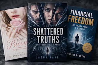 design a professional book cover for paperback, ebook and hardcover