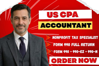prepare and file your nonprofit form 990, 990 ez, 990 n tax exempt organization
