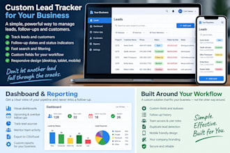 build a custom lead tracking web app for your business
