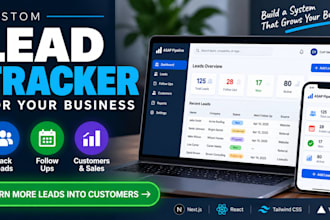 build a custom lead tracking web app for your business